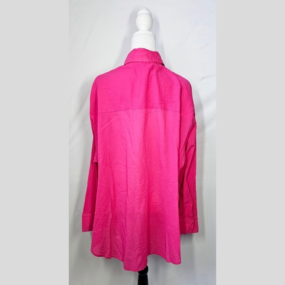 2XL H&M Pink Collard Top - Picture 3 of 4